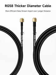 Coaxial Cable RG58 SMA Male to FME Female 3m(9.8ft) Low Loss Weatherproof Extension Cable for RV Cell Phone Signal Booster WiFi Router 2G 3G 4G LTE Antenna