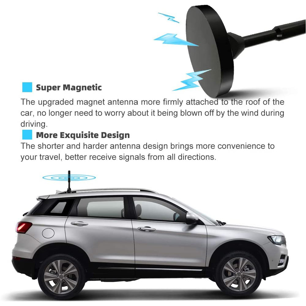 Car Mounted Antenna 698-2700MHz 3dBi 3G 4G LTE Cellular Signal Antenna Vehicle Mounted Magnetic Suction Cup Antenna